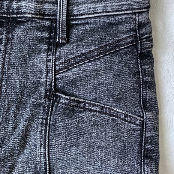 Mother Denim The Swooner Skimp‎ High Waist Jeans in Train Stops - Picture 7 of 8